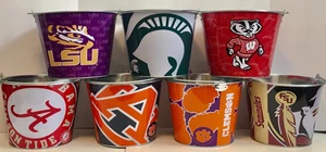 NCAA Aluminium Biereimer 5 Quart Getränk Party Eis Metall Eiskübel - wählen Sie Ihr Team - Bild 1 von 17