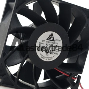 One Delta FFB0924EHE 9238 24V 0.75A 9CM 2-wire inverter cooling fan - Afbeelding 1 van 3