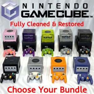 Nintendo GameCube *CHOOSE YOUR BUNDLE* Console + Controllers + Wires Set - Picture 1 of 17