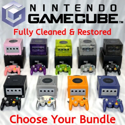 Nintendo GameCube *CHOOSE YOUR BUNDLE* Console + Controllers + Wires Set - Image 1 of 4