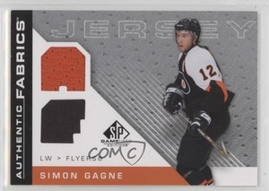 2007-08 SP Game Used Edition Authentic Fabrics Simon Gagne #AF-SG