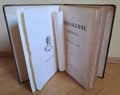 Tasso LA GERUSALEMME LIBERATA Ciardetti Firenze 1825 - Immagine 1 di 4