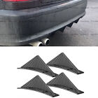 For Mitsubishi LANCER Rear Bumper Lip Splitter Shark Fin Diffuser Carbon Fiber