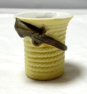 Vintage Americana Western Toothpick Holder Porcelain  - Picture 1 of 7