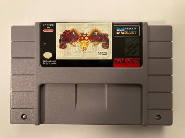 Used Data East 1993 Shadowrun Nintendo Super Famicom SNES FC