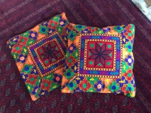 2X Vintage style Afghani Gorgeous Decorative cushions/17*17cm pillow case - Picture 1 of 3