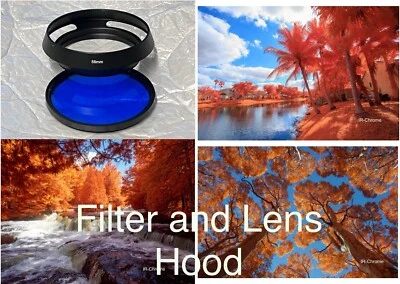 Infrared Filter 67mm Aerochrome * Plus Lens Hood * ** WATCH VIDEO  *** UK Seller - Image 1 of 4