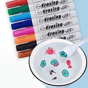 Kids Colorful Magical Water Painting Pen Floating Doodle Whiteboard Markers 5ML