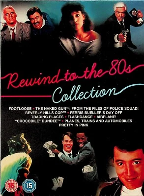 Rewind To The 80s Collection 10 Films DVD -NEW (John Candy, Molly Ringwald) R2 - Image 1 of 4