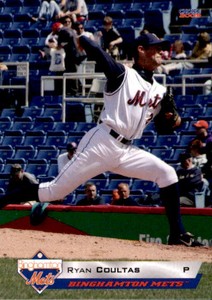 2009 Binghamton Mets Choice #7 Ryan Coultas Ventura California CA Baseball Card