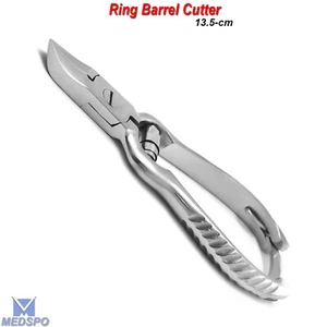 Ring Barrel Lock Cutter Spring Action Podiatry Nail Grooming Clipper Instrument - Picture 1 of 5