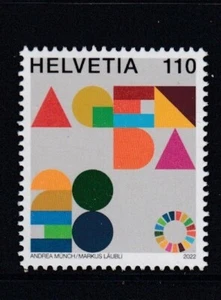 SWITZERLAND Agenda for Sustainable Development MNH stamp - Picture 1 of 1