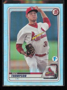 Zack Thompson 2020 Bowman 1st Edition Sky Blue  #BFE-6 St. Louis Cardinals