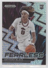 2023-24 Panini Prizm Draft Picks Fearless Mojo /25 Anthony Black #10 Rookie RC