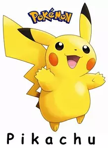 Pokemon # 12 - 8 x 10 - T-Shirt Aufbügeln Transfer - Pikachu - Bild 1 von 1