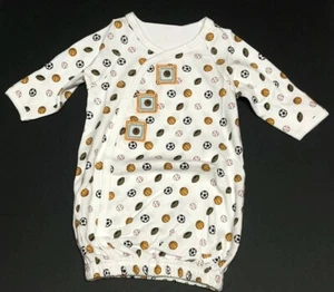 Stephan Baby Infant Gown Snapshirt 100% Cotton Many Styles Preemie 4-6 Lbs.. - Picture 1 of 20