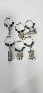 Charming Wine-Themed Drink Markers Set - Picture 1 of 2