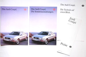 Prospekt Broschüre Audi Coupe Ausgabe 7/1991 +Preisliste 1992 +Sonderausstattung - Picture 1 of 1