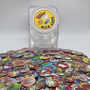 193 Caps And Slammers Milk Caps In Original Jug Container pogs Collectible - Picture 1 of 13