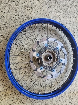 Yamaha YZ450F 2016-2025 OEM rueda delantera azul YZ250F YZ 250 450 4 tiempos  Foto 1 de 2