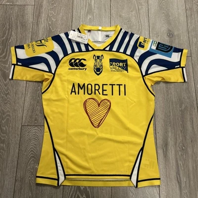 NEW Zebre Parma 13 Player Spec  Rugby Shirt Canterbury Size L - Image 1 of 4