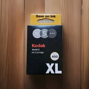Genuine Kodak Verité 5 XL Black Ink Cartridge Sealed Box - Up To 400 Pages - Picture 1 of 5