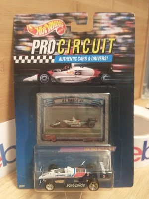 风火轮 Pro Racing 1/64 Indy 汽车卡丁车 #3 Valvoline PPG Al Unser Jr. 1992 年全新带包装 — 第 1/4 张图片