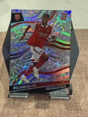 2022-23 Panini Revolution Premier League Rookies William Saliba RC Kaleido 10/15 - Image 1 of 2