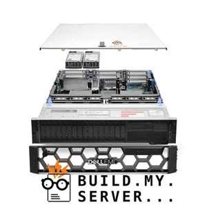 Dell PowerEdge R740 Server 3.00Ghz 48-Core 768GB RAM 28.8TB Storage LCD Bezel - Picture 1 of 5