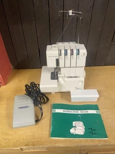 New Home MyLock 434 Serger Sewing Machine Tested With Pedal Used - Picture 1 of 10