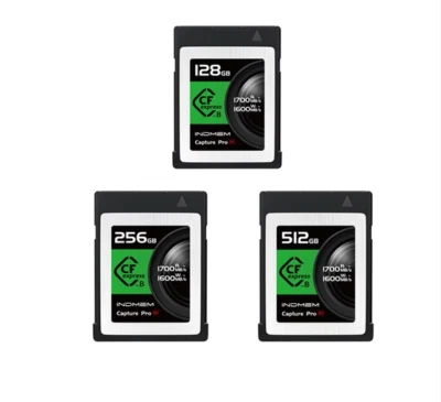 CF Express Type B Card INDMEM Memory Card 128GB 256GB 512GB 1700MB/s 8K UK - Image 1 of 4
