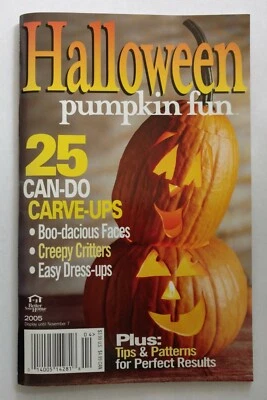 Better Homes & Gardens Halloween Pumpkin Fun 2005-Jack O Lantern - Carving -Rare - Image 1 of 4