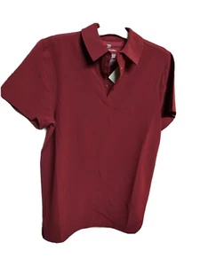 All in Motion - Men's Wine Short Sleeve Polo Shirt (Size Small) #NS2 - Picture 1 of 3