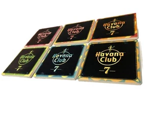 Set 6 Sottobicchieri Ceramica Havana Club Nuovi Breweriana Pub Mancave - Foto 1 di 3