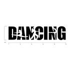 Dancing Dance Wall Sticker WS-47525