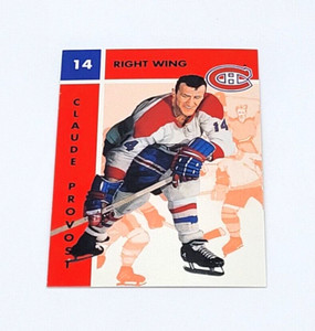 1995-96 Parkhurst Hockey 1966-67 Design Claude Provost Montreal Canadiens #61