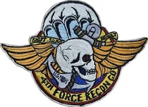 WARTIME JAPANESE MADE US MARINE USMC 4TH FORCE RECON COMPANY PATCH (699) - Picture 1 of 3