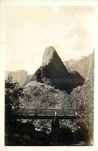 Postal de Maui Hawaii Bridge Montañas RPPC de 1940 25-4873 - Imagen 1 de 2