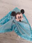 Disney Mickey Mouse Blankee Security Blanket Baby Blue Size 15/16 Inch New...
