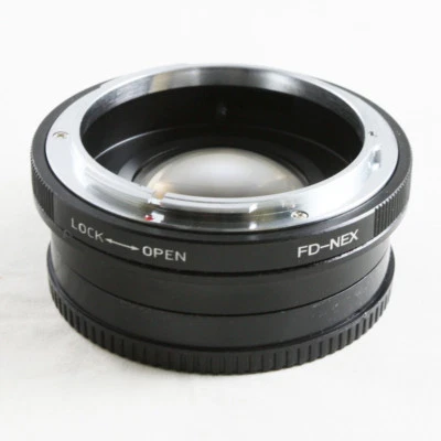 0.72x Focal Reducer Speed Booster Canon FD mount lens to Sony NEX Adapter 7 5R - Image 1 of 3