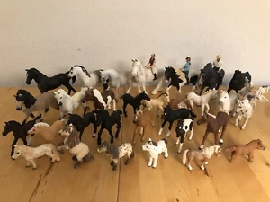 29 SCHLEICH Pferde, 3 Reiter, Elfe - Sammlung Konvolut - Bild 1 von 9