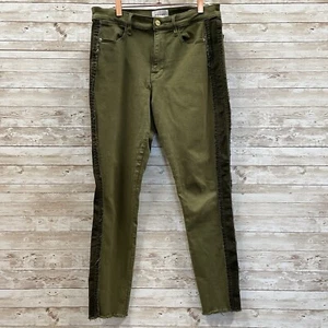 FRAME Womens Size 31 Jeans Le High Skinny Raw Hem Military Green Tonal Pants - Bild 1 von 11