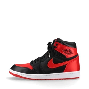 Nike AIR JORDAN 1 RETRO HIGH OG 23AW Satin High-top Sneakers 26.5cm Men's Black - Picture 1 of 11