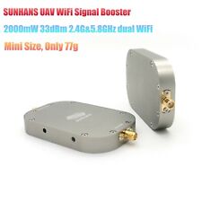 Sunhans eSunRC 2.4G&5.8GHz Dual Band 2W 33dBm UAV WiFi Signal Booster Amplifier