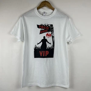 Tech N9ne Shirt Mens White Medium VIP Strange Music Rap Tee Rapper Hip Hop - Picture 1 of 6