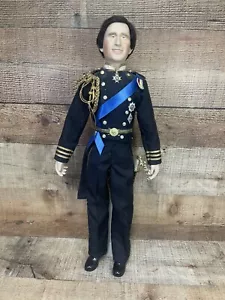 Danbury Mint Prince Charles Wedding Groom Porcelain Doll 19" with Stand - Picture 1 of 8