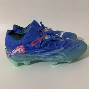 Puma Men’s 7.5 FUTURE 7 ULTIMATE FG/AG Soccer Cleats Blue 107916-01 - Picture 1 of 9