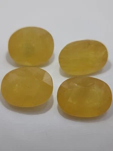 Wholesale yellow Sapphire gemstone - faceted natural Sapphire 19.85 CTS - Picture 1 of 11