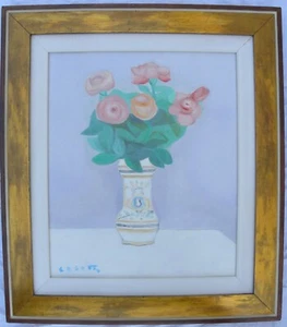 Giuseppe Cesetti (Tuscania 1902–1990) Vaso di fiori 1973 PUBBLICATO CATALOGO GEN - Picture 1 of 20