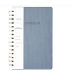 Dual Spiral Leather Cover A5 Ruled Journal Spiral Notebook  Office